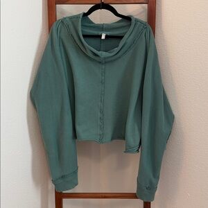 Free People Movement Cool Factor Sweatshirt in Glacial Mist Size Large